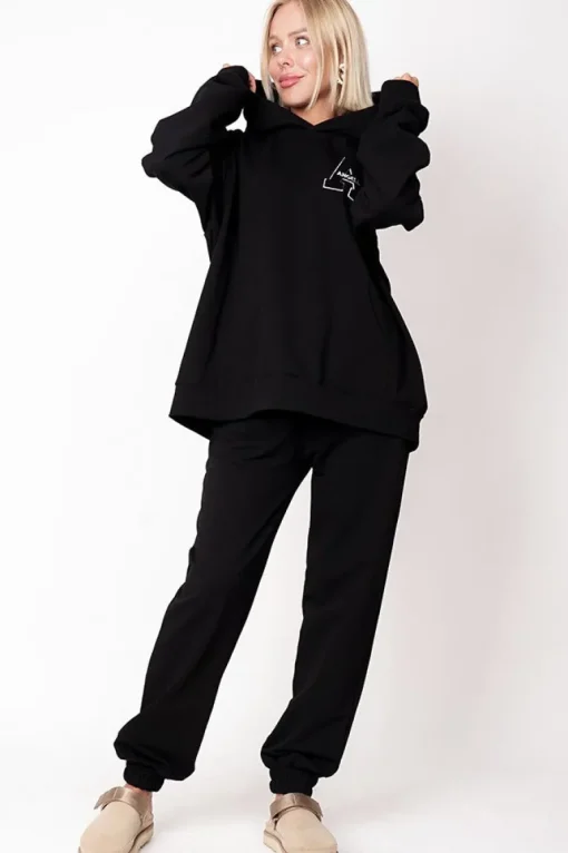 Sully Oversized Sweatshirt Black<ANGELL Discount