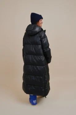 Summit Puffer Jacket Long Black<Copenhagen Cartel Cheap