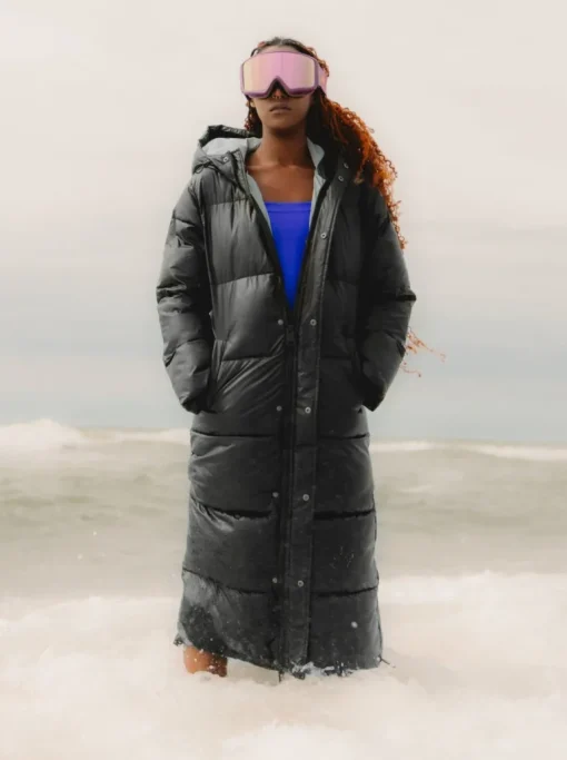 Summit Puffer Jacket Long Black<Copenhagen Cartel Cheap