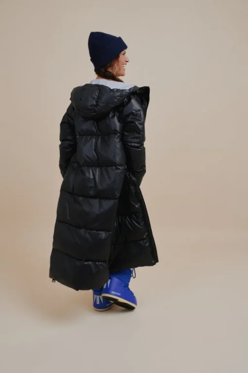 Summit Puffer Jacket Long Black<Copenhagen Cartel Cheap