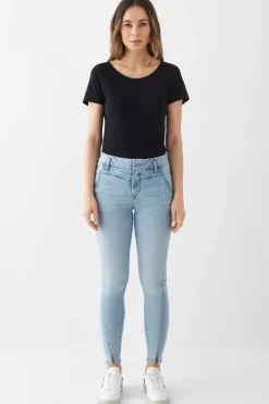 Sun Up Skinny Powerstretch Farkut Vaalea Denim<Dawn Denim Outlet