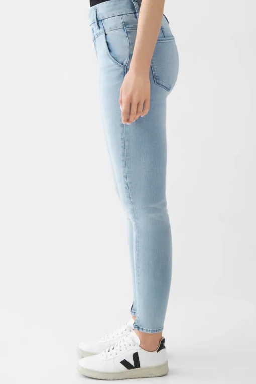 Sun Up Skinny Powerstretch Farkut Vaalea Denim<Dawn Denim Outlet