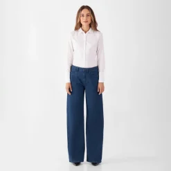 Sunny Wide Leg Classic Jeans Dark Blue<Dawn Denim Cheap