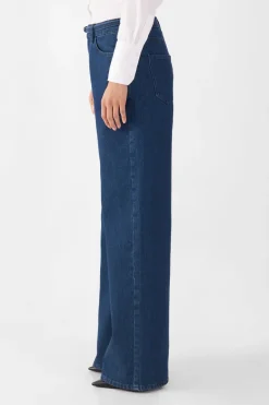 Sunny Wide Leg Classic Jeans Dark Blue<Dawn Denim Cheap