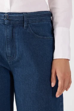 Sunny Wide Leg Classic Jeans Dark Blue<Dawn Denim Cheap