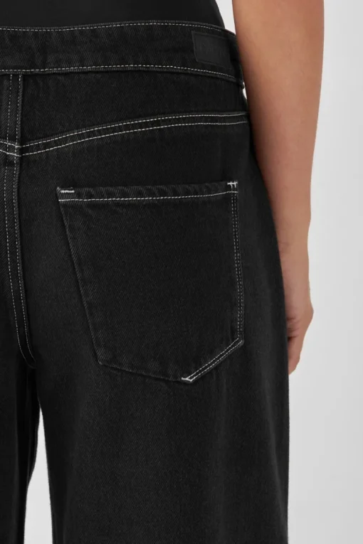 Sunny Wide Leg Contrast Jeans Black Denim<Dawn Denim Discount
