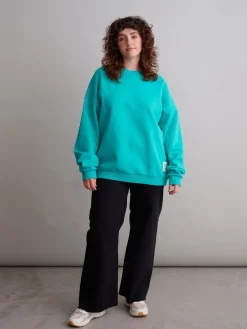 Superpower Oversize Sweatshirt Atlantis Blue<MAINIO Cheap