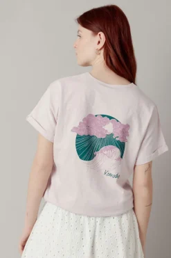 Surf Tee Organic Cotton Pink Lavender<KOMODO Cheap