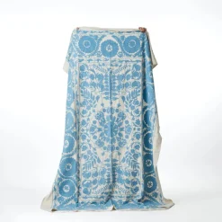 Suzani Bedcover Handwoven Silk Solids<Nest Factory Outlet