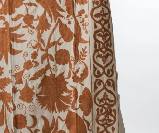 Suzani Bedcover Handwoven Silk Solids<Nest Factory Outlet
