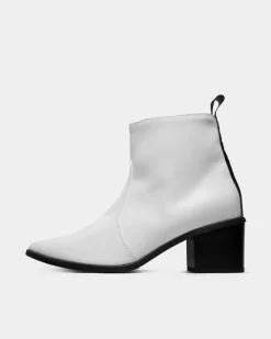 Swan No.1 Nopal Kaktusnahka Korolliset Nilkkurit Valkoinen<BOHEMA Flash Sale