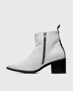 Swan No.1 Nopal Kaktusnahka Korolliset Nilkkurit Valkoinen<BOHEMA Flash Sale