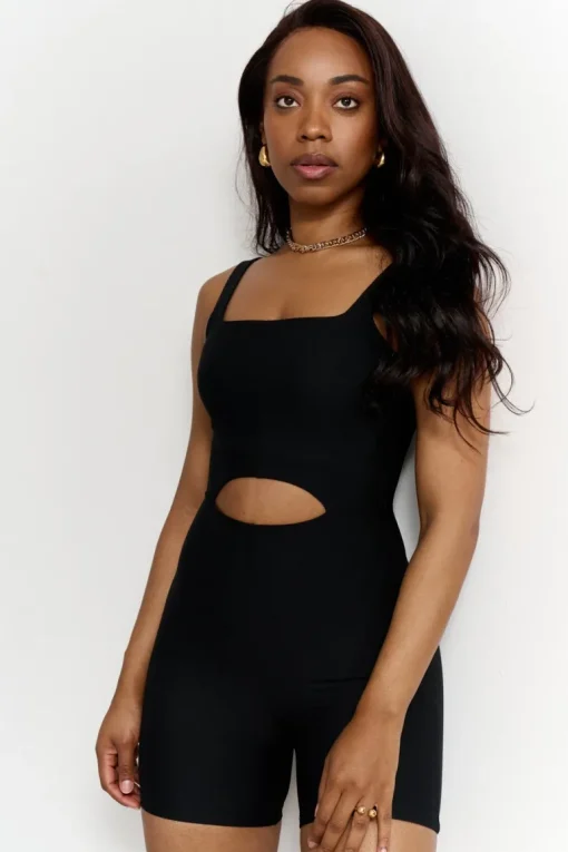Swanky Jumpsuit Black<Believe Athletics Best