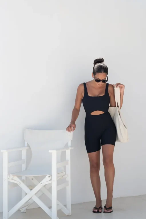 Swanky Jumpsuit Black<Believe Athletics Best