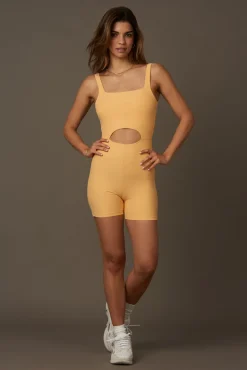 Swanky Jumpsuit Peach Yellow<Believe Athletics Store