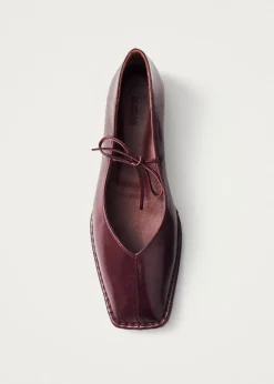 Sway Leather Ballet Flats Burgundy<ALOHAS New