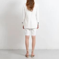 Swipe Pleated Linen Mix Shorts<Studio Heijne Sale