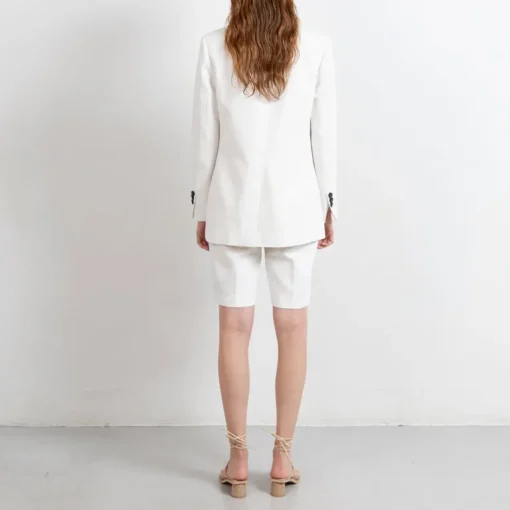 Swipe Pleated Linen Mix Shorts<Studio Heijne Sale