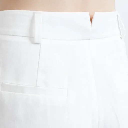 Swipe Pleated Linen Mix Shorts<Studio Heijne Sale