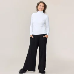 Knitted Pants Black<Tam Silk Cheap