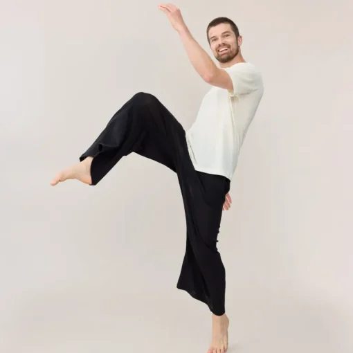 Knitted Pants Black<Tam Silk Cheap