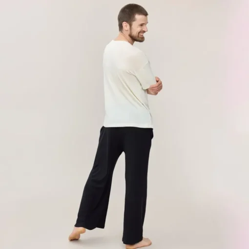Knitted Pants Black<Tam Silk Cheap