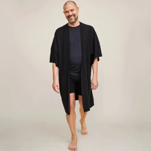 Unisex Aamutakki Musta<Tam Silk Outlet