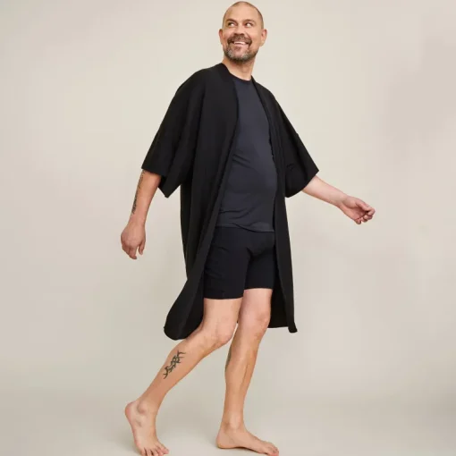 Unisex Aamutakki Musta<Tam Silk Outlet