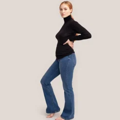 Tanja Merino Silk Polo paita<Tam Silk Fashion
