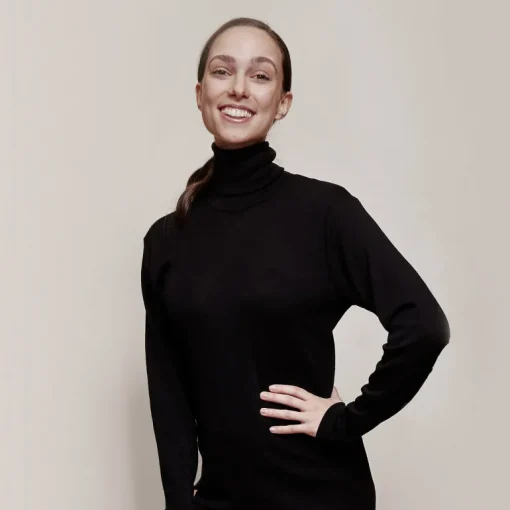 Tanja Merino Silk Polo paita<Tam Silk Fashion