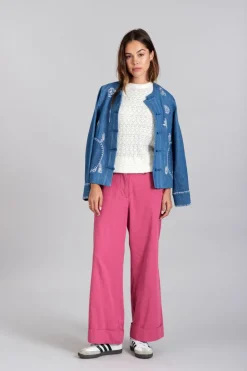 Tansy Cotton Trousers Pink<KOMODO Flash Sale