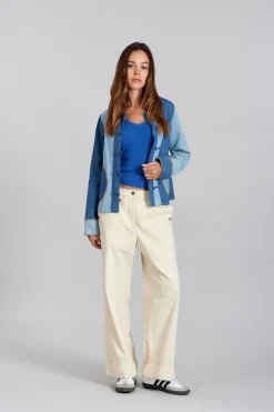 Tansy Cotton Trousers White<KOMODO Best Sale