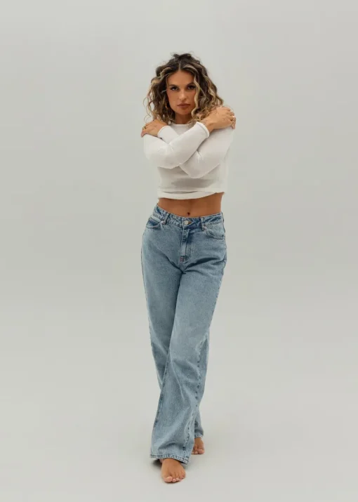 The Billie Jeans Medium Light Blue<GUAJA. Best Sale
