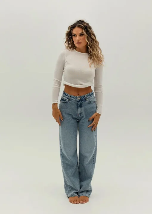 The Billie Jeans Medium Light Blue<GUAJA. Best Sale