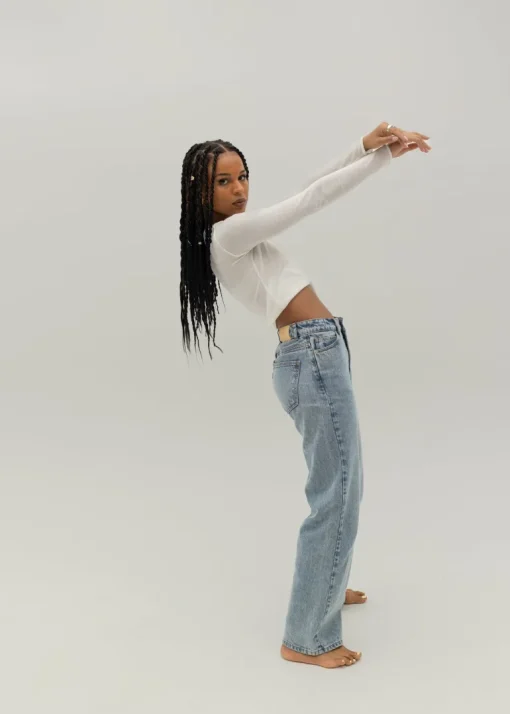 The Billie Jeans Medium Light Blue<GUAJA. Best Sale