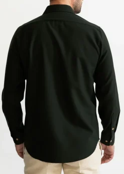 The Calimani Premium Cotton Shirt Army Green<De IONESCU New