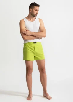 The Cotton Boxer Shorts - Pistachio green<De IONESCU Best