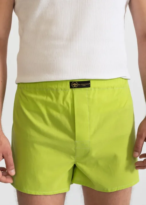 The Cotton Boxer Shorts - Pistachio green<De IONESCU Best