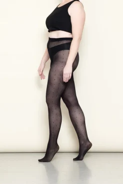 The 3D Pantyhose 20den Dots Black<Aarrelabel Best Sale