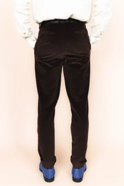 The Dacian Corduroy Trousers Dark Brown<De IONESCU Sale