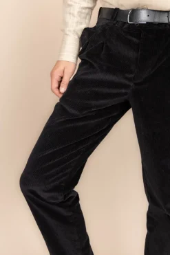 The Dacian Corduroy Trousers Black<De IONESCU Cheap