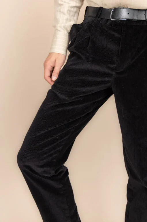 The Dacian Corduroy Trousers Black<De IONESCU Cheap