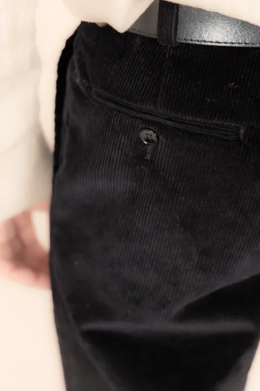 The Dacian Corduroy Trousers Black<De IONESCU Cheap