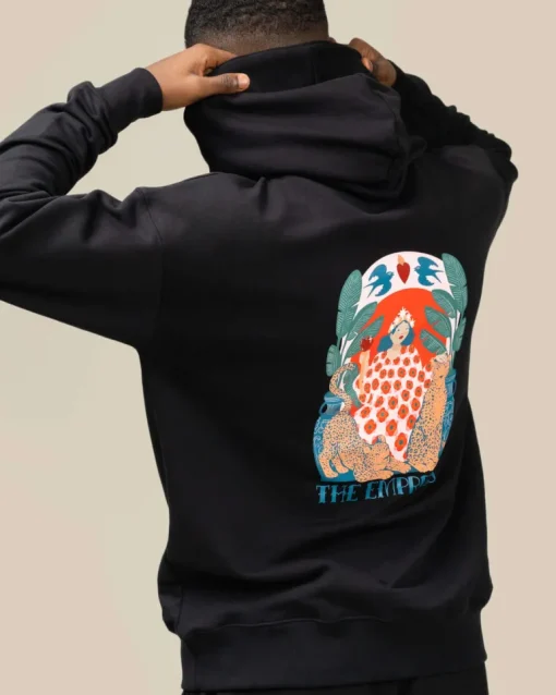 The Empress Hoodie Black<Toive Clearance