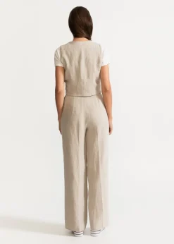The Figa Hemp Trousers Natural<De IONESCU Store