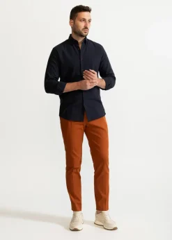 The Godeanu Linen Shirt Navy Blue<De IONESCU Cheap