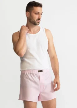The Linen Boxer Shorts Pink<De IONESCU Flash Sale