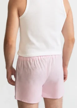 The Linen Boxer Shorts Pink<De IONESCU Flash Sale