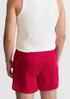 The Linen Boxer Shorts Siclam Red<De IONESCU Cheap
