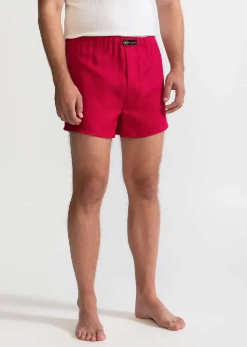 The Linen Boxer Shorts Siclam Red<De IONESCU Cheap